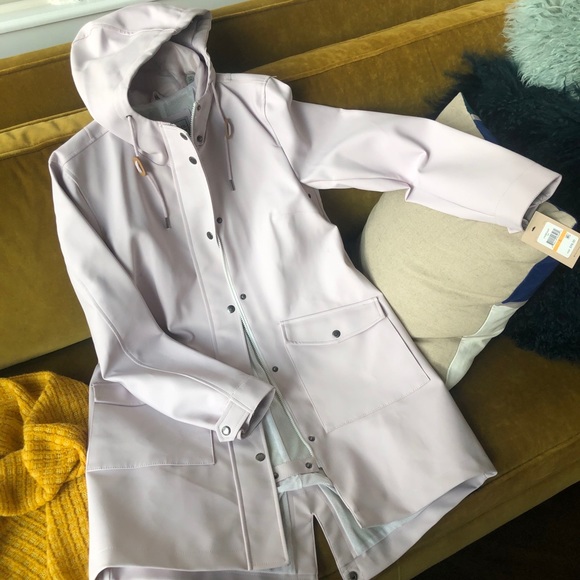 New Levis Rubberized Raincoat Size S 